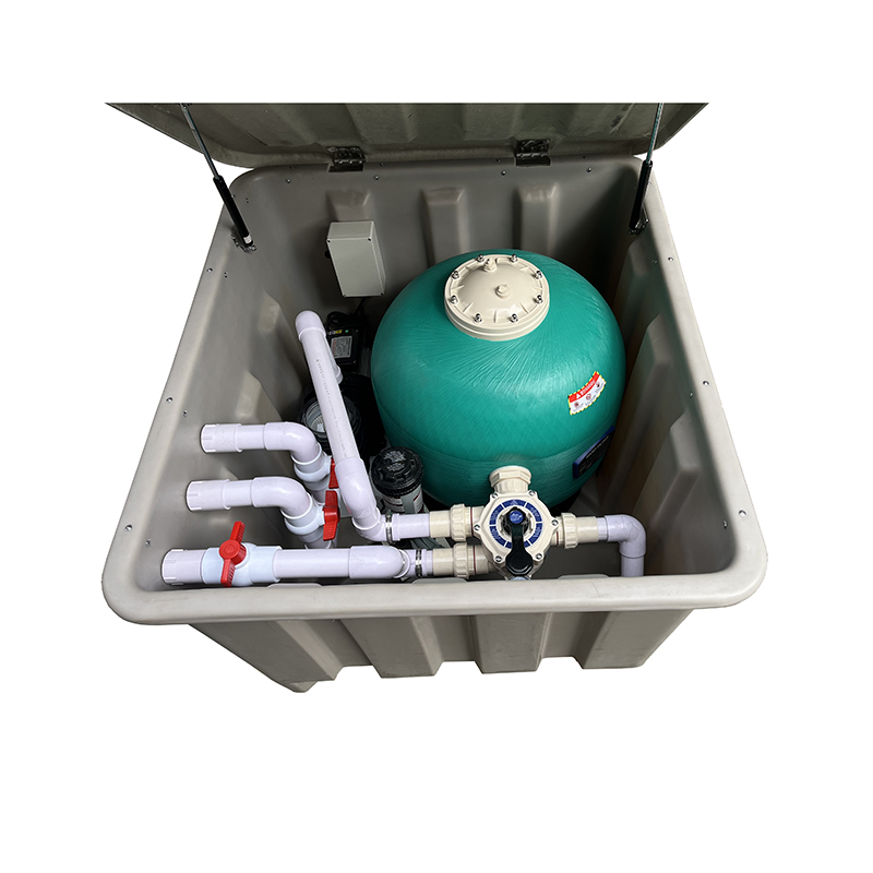How does integrated filtration equipment efficiently integrate multiple functions, including pool suction, disinfection, filtration, and circulation?